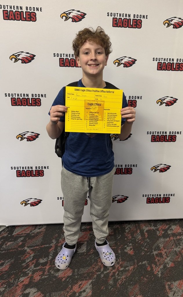 SoBoCoMS's tweet photo. So proud of our Eagles for making great choices!  Way to soar!  ❤️🦅🖤 https://t.co/iJF6GDKwFD