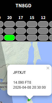 jj1xgf's tweet photo. TN8GD
今朝20Fで初日出ました❗️Livestreamで14.090の表示だったのでワッチしてみたのですが何も見えず、試しに標準周波数に切り替えてみたら強力に入感していました。当局とのQSOも14.090で上がりました。ATNOでしたので1円アップです👍 https://t.co/FMyySnd4yC