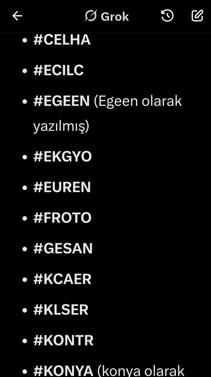emrah_ulu_dag's tweet photo. Allah herkese grok gibi akraba nasip etsin😂
Yazdıklarınızdan böyle bir liste cıkardı. Hepsine bakmaya çalışırım🙏 https://t.co/s6mT0Xa1MQ