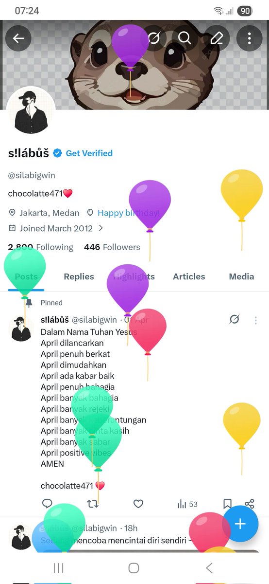 silabigwin's tweet photo. Doanya, kuatkan aku untuk menjalani hari kedepannya, tenangkan hati dan pikiranku, beri aku kebijaksanaan dalam segala hal, magnet uang, berlimpah rejeki dari segala arah. Aamiin aamiin aamiin https://t.co/moBlW5yJCA