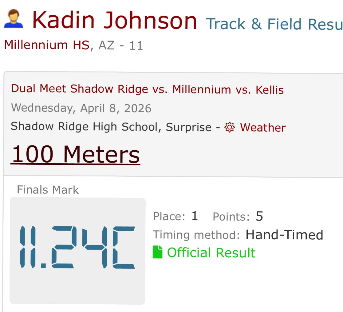 Kadin Johnson tweet media