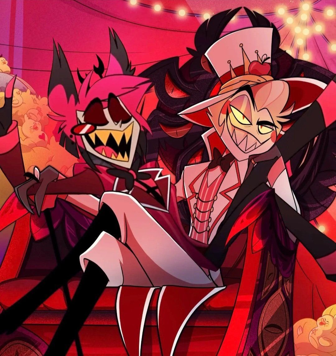 GenkakuHiraku's tweet image. RadioApple X “BAD BAD BAD!” - Asteria ft. Lytra 
(This again, but not the GIF)
#BADBADBAD #Asteria #Lytra #HazbinHotel #radioapple #Alastor #Lucifer #LuciferxAlastor #AlastorxLucifer #AnarchistSanctuary #Hellaverse