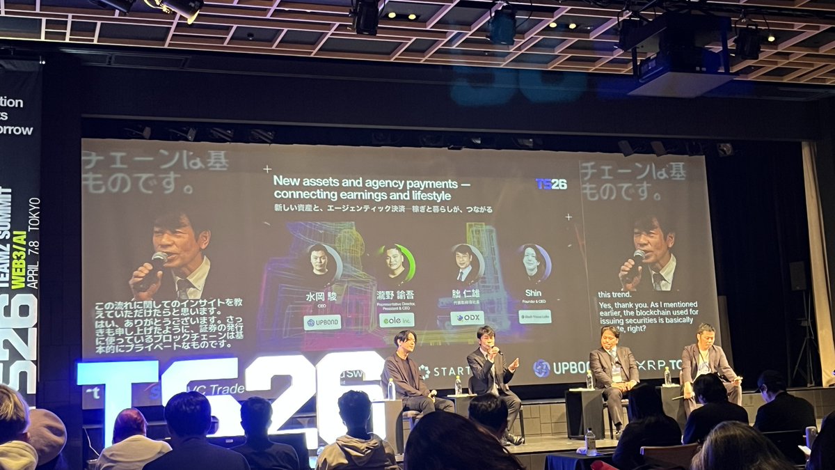 ODXPTS_official's tweet photo. 📸2026/4/8 @teamz_inc 「#TEAMZSUMMIT 2026」
パネルディスカッションに弊社代表取締役 朏 仁雄が登壇しました。ありがとうございました🌸

ODX President Kimio Mikazuki truly enjoyed being part of the panel discussion today!
Thanks for coming out and supporting us! See you next time😊👋 https://t.co/KYQJAycwxM