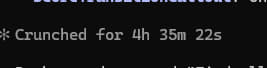 alphakoa's tweet photo. went to sleep and woke up to this

just relieved it didn't stop to ask some random question a few minutes in

curious what's the longest task you've seen running? https://t.co/x5zGKfQrCJ
