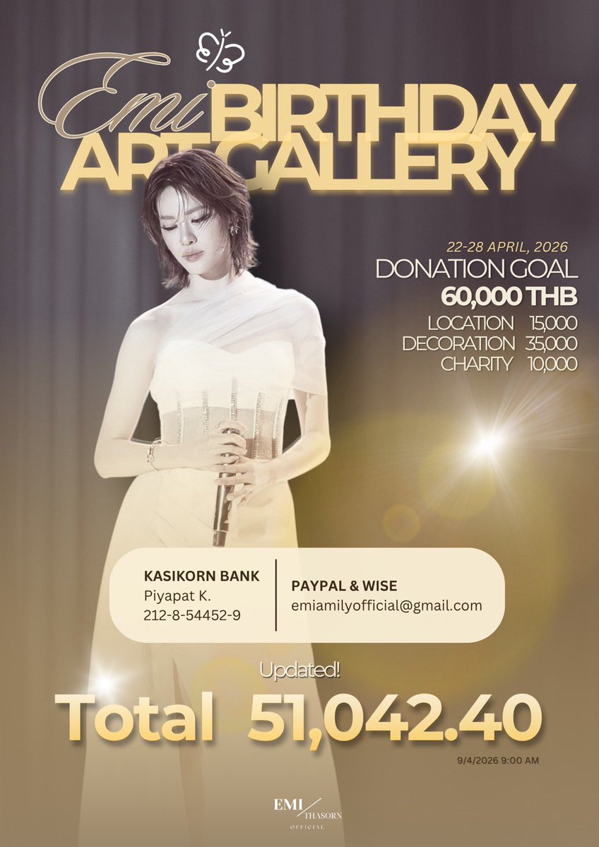 EMI THASORN OFFICIAL tweet media