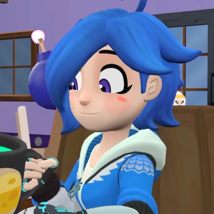 DuckLoverGamer's tweet photo. She smiles softly 

"He sure is! I guess he has that nature of being likable!" https://t.co/q4wHgLBD3z