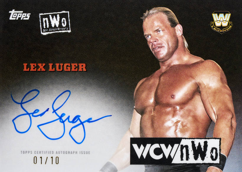 Same with the Luger, appearing in a future Topps WWE release!