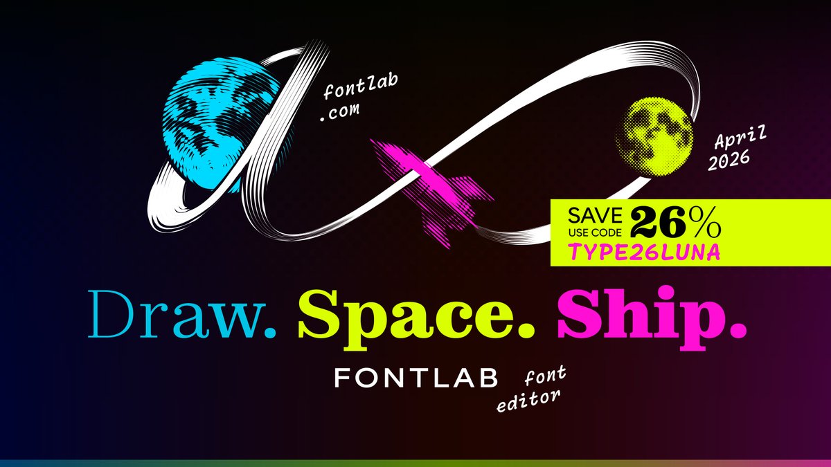 FontLab tweet media