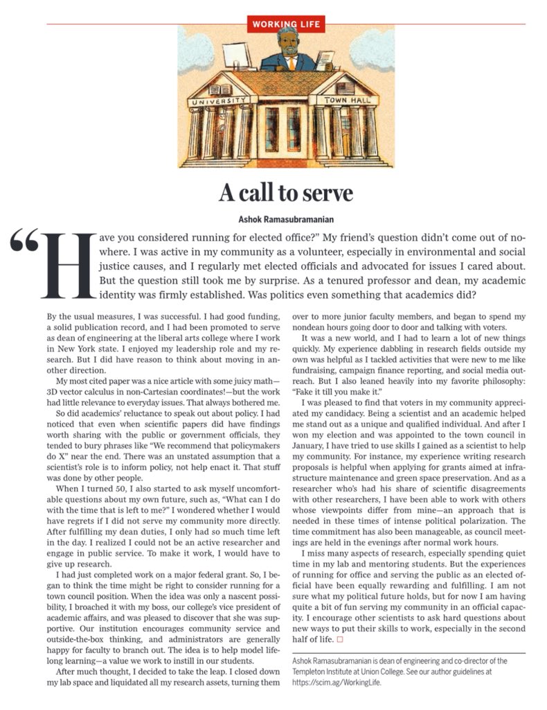 SciencNews's tweet image. I worried my science wasn’t making an impact.

"When I turned 50, I also started to ask myself uncomfortable questions about my own future, such as, “What can I do with the time that is left to me?” ...."

#Science #AcademicTwitter