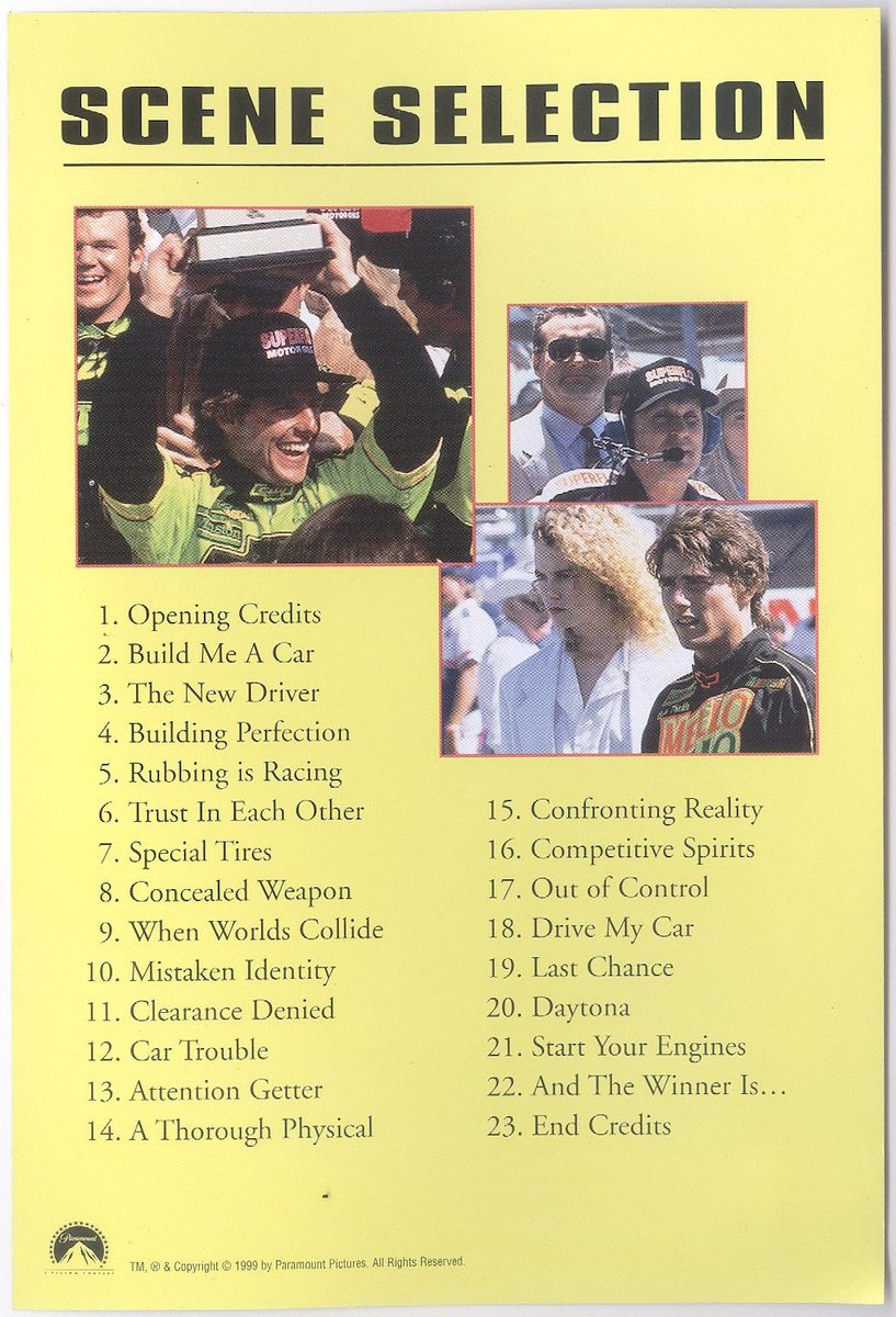 DVDSlips's tweet photo. Days of Thunder. Widescreen Collection. 1990. Tony Scott. 321237. https://t.co/8F2YbPq7YP