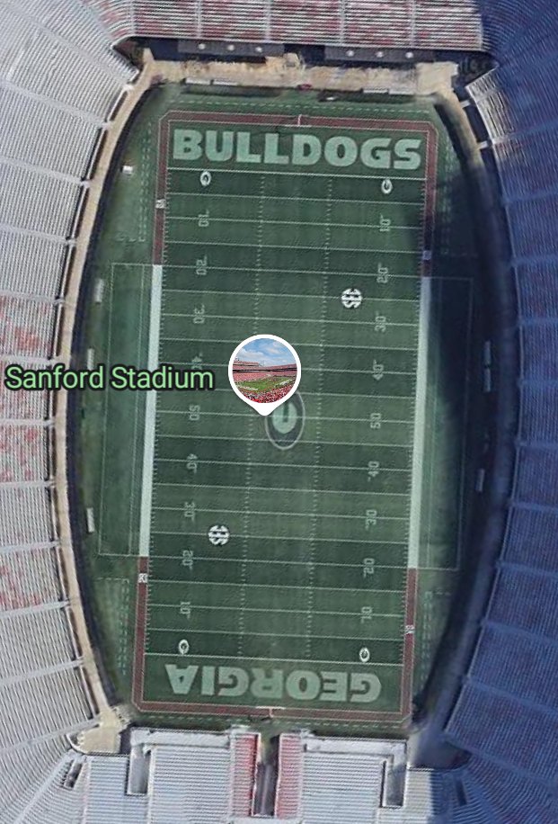 DeadShott_95's tweet photo. @AuburnElvis @AuburnTigers It's an old picture of the stadium but we seem to have a lot more room on the sides to expand before you get to the hedges https://t.co/RbCIgdAbVp