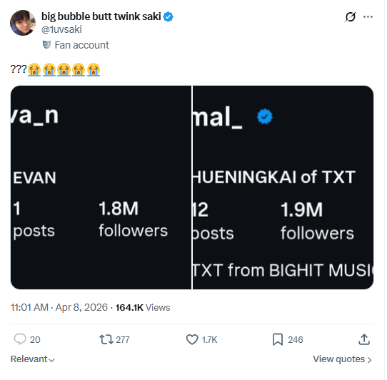 hnkprotect's tweet photo. BLOCK &amp; REPORT, DO NOT INTERACT🚨

@/szazzn
 
◦Setting up TXT and 🐧

@/kischrome
@/rik1sm
@/1uvsaki

◦Report AI and hate tweet about 🐧 
◦Report and block accounts
◦Report directly to BigHit via this link:
🔗 https://t.co/Pc3fODc3jq https://t.co/j5vc7O7Swv