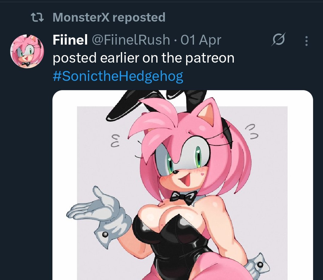 When someone calls me a pedophile for reposting suggestive Sonic art, I check their profile. 
Every time without fail, they do the same thing they're crying about.