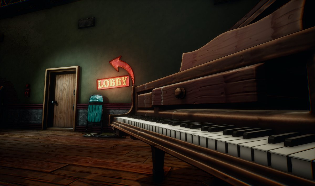 DontFretGame's tweet image. We are making a new horror game, Don't Fret. It's survival. It's musically themed. It has stylized visuals.   

RT if you are ready for a different kind of indie horror. 

#dontfret #indie #horror