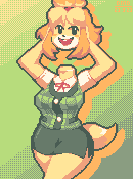 Headless Isabelle

#pixelart #ドット絵