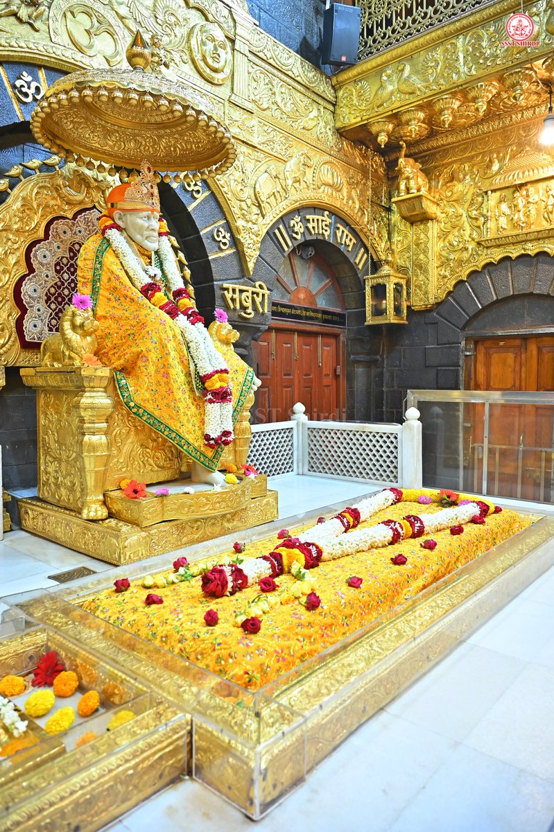 SSSTShirdi's tweet photo. *!! ॐ साई राम !!*
*श्री साईबाबा संस्थान विश्वस्त व्यवस्था,शिर्डी*
*!! ॐ Sai Ram !!*
*Shri Saibaba Sansthan Trust, Shirdi*
≈≈≈≈≈≈≈≈≈≈≈≈≈≈≈≈≈ 
*आरती :-शिर्डी माझे पंढरपुर*
*गुरुवार ०९ एप्रिल २०२६*  
*Aarti :-Shirdi Majhe Pandharpur*
*Thursday 09 April 2026* https://t.co/k9SVoXSwWp