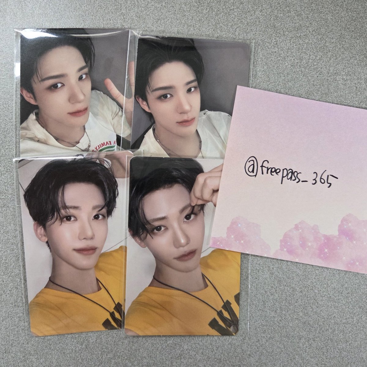 freepass_365's tweet photo. nct jnjm f2f fan signing event pob
엔시티 제노 재민 대면 미공포 양도

1set=1.0
shipping cost +0.2

⭕️on hand⭕️

https://t.co/2ZlgFEwtNk

mark renjun jeno haechan jaemin chenle jisung event 포카 sell 마크 런쥔 제노 해찬 재민 천러 지성 잼젠 케타포 베리즈 ktown4u berriz https://t.co/PfBwaCEIYf