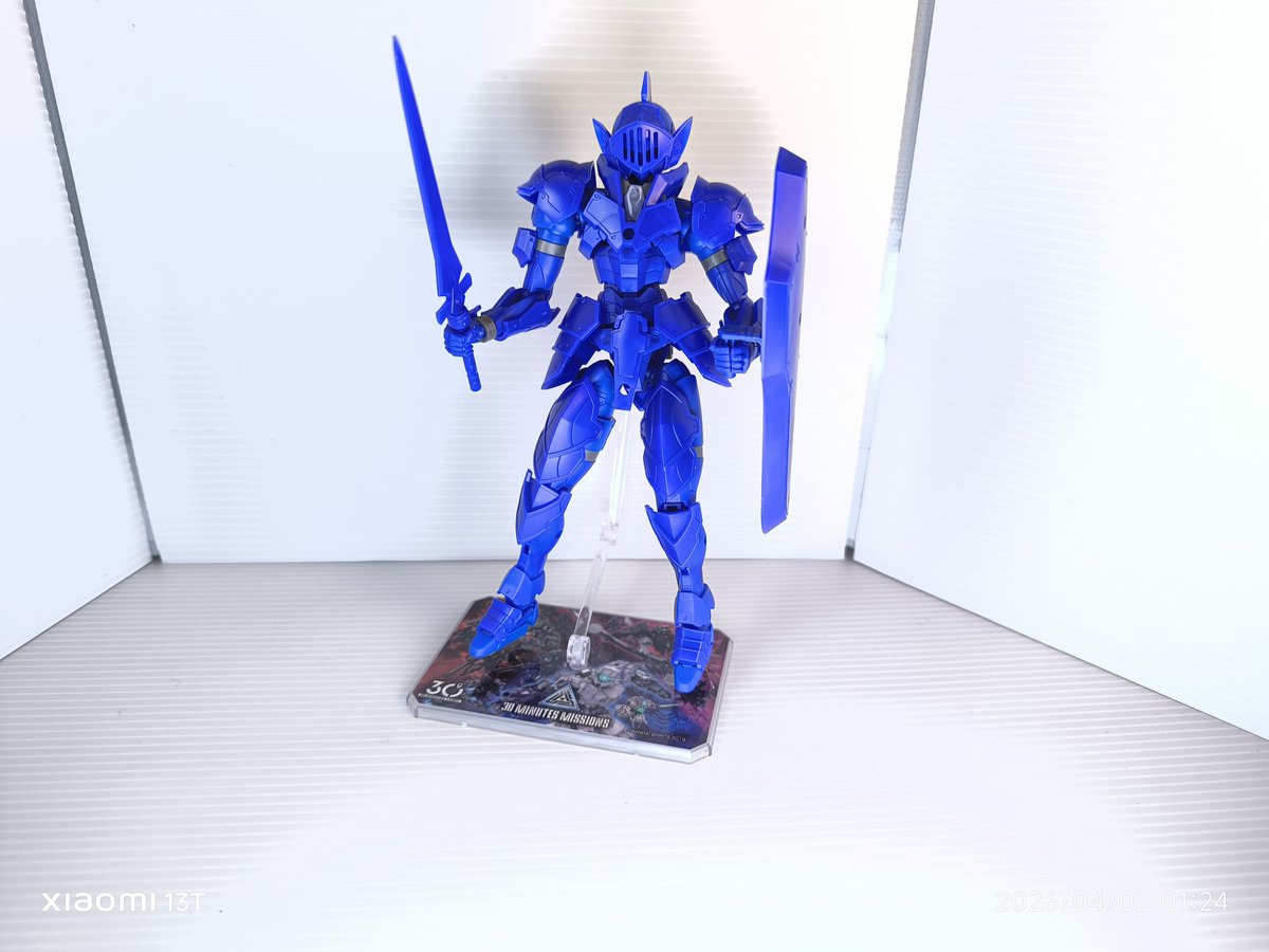 30MFアズレアナイト ZONE限定の青素体 今度クラスアップアーマー付けて