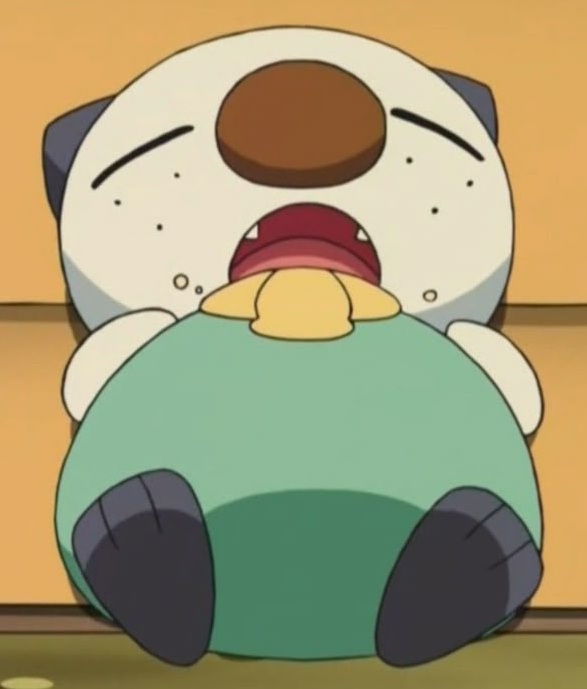 Oshawott is full