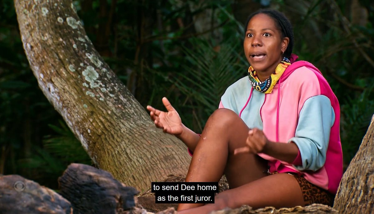 "It's so STUPID to send Dee home as the first juror" THANK YOUUUU TIFFANYYY YOU'RE SO FUCKING RIGHT #Survivor #Survivor50