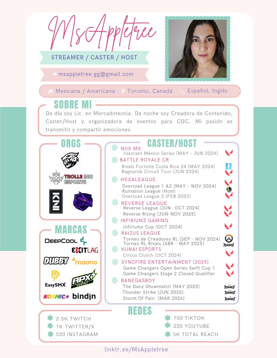 MsAppletree 🍎 Caster/Host 🎙 #VCTGameChangers tweet media