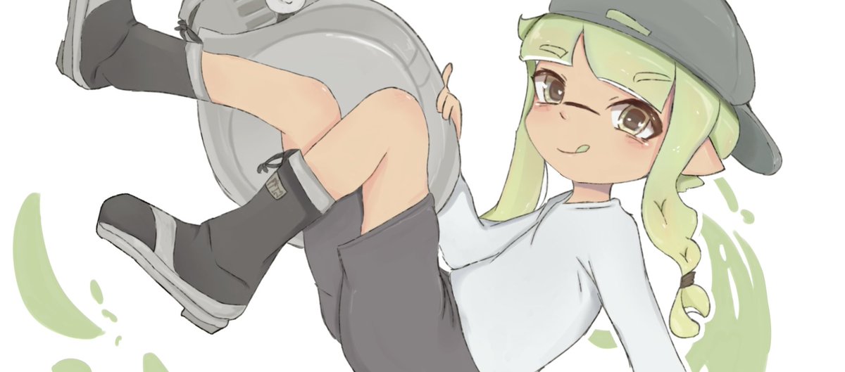 kyooo9x's tweet photo. 💚 #SplatoonArt https://t.co/WtfZ1LN8oO