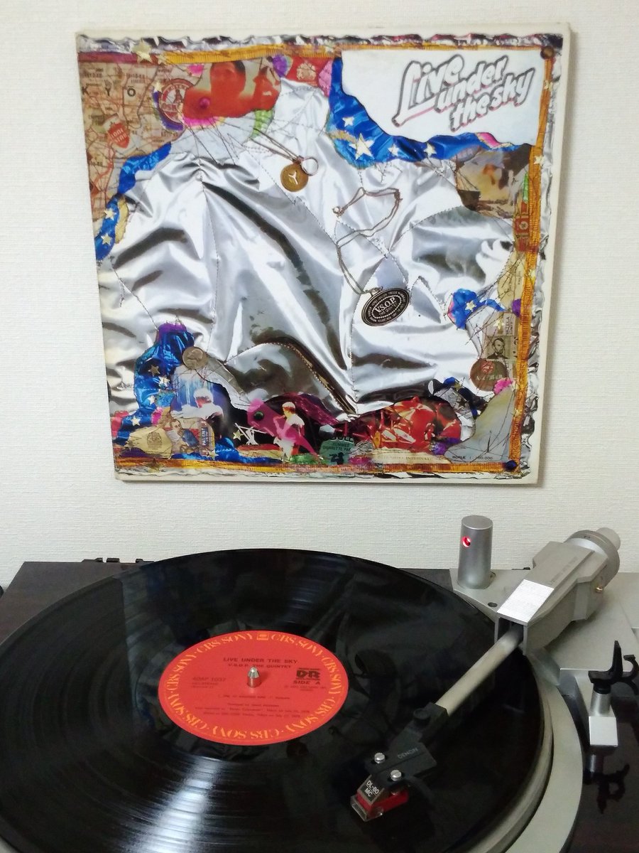 trhmnkn691's tweet image. V.S.O.P. The Quintet - Live Under the Sky (1979) 

Jazz 
#nowspinning #vinylcollection 
#VSOP #HerbieHancock #RonCarter #FreddieHubbard #WayneShorter #TonyWilliams