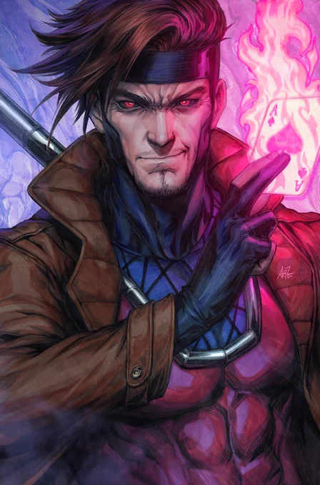New official variant cover for Gambit: Wanted 1. My first gambit solo cover. Preorder it at your LCS. #gambit