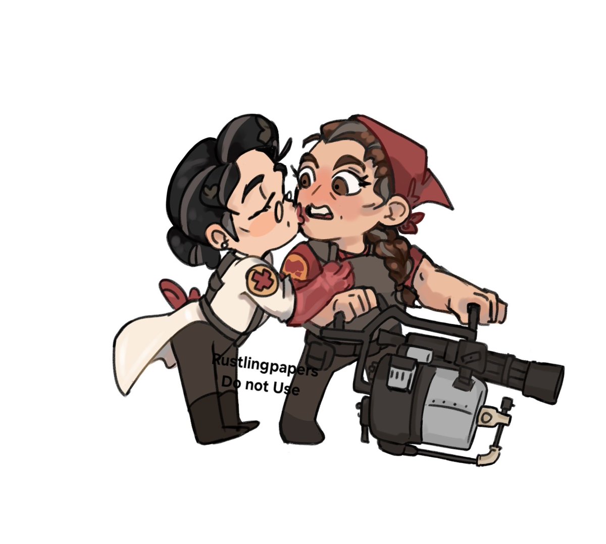 rustlingpapers's tweet photo. I want to make a keychain with fem HeavyMedic for myself (maybe for saleeee later, I don't know)
 But I can't decide on the background ...
Which one do you like?

#TF2 #femfortress https://t.co/cxKxweq1Q4