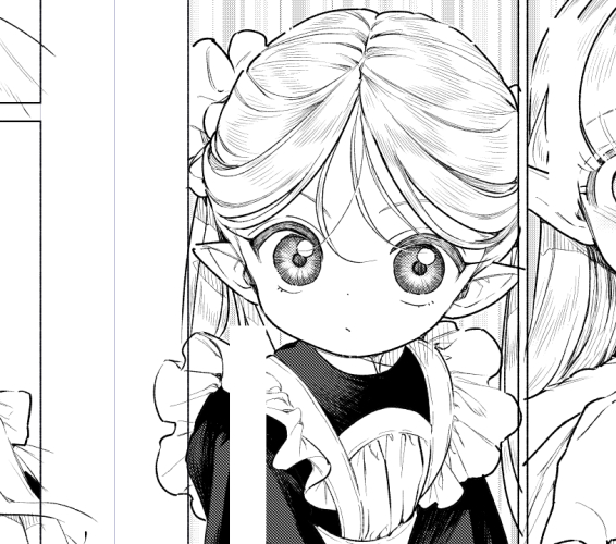 漫画の仕上げです🖋️
(ダイアナちゃん可愛い) 