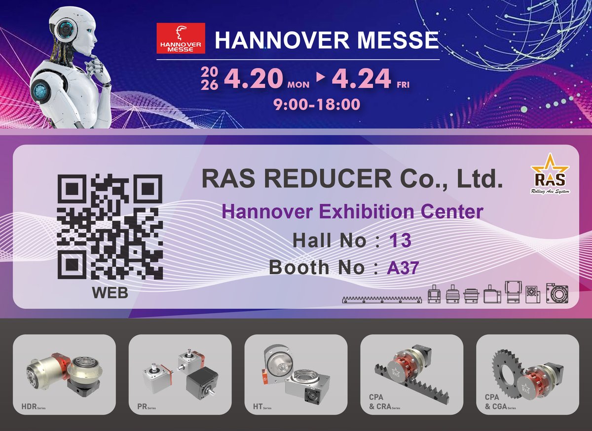 rasreducer's tweet photo. 📣HANNOVER MESSE 2026📣
RAS cordially invite you to HANNOVER MESSE 2026
📅Dates：20-24 April 2026
🕙Time： 9:00-18:00
📍Venue：Hannover Exhibition Center Hall 13
⭐RAS Booth：A37 https://t.co/N8IfBkucpV