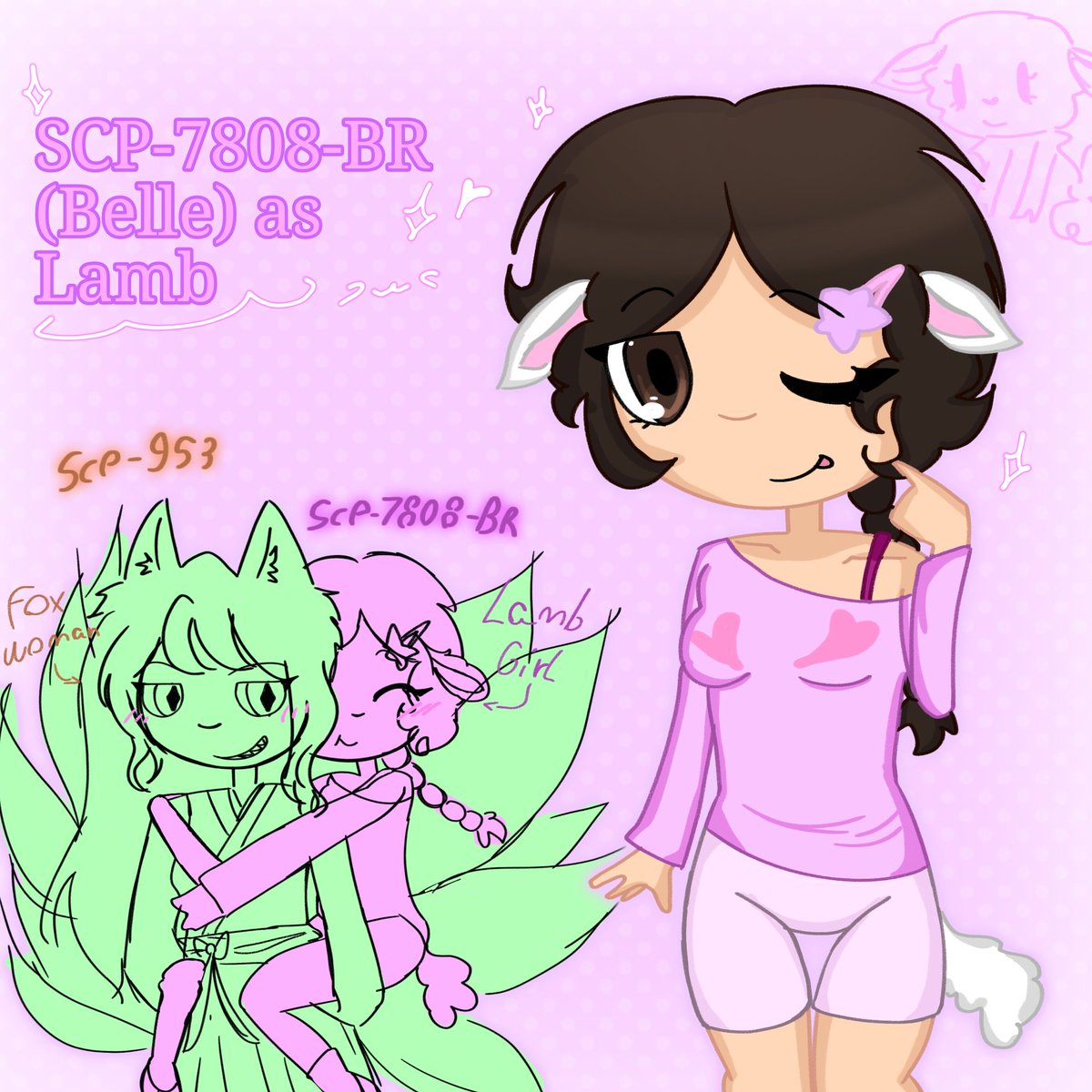kawaii96655's tweet photo. Some more of my drawings of SCP-7808-BR x SCP-953 !! ๐๐
#scp #foundationscp #scp953 #yumeship #selfship #myart #art https://t.co/l4du1mQlpe