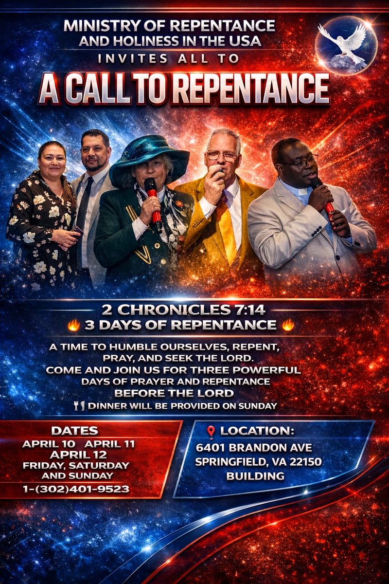 Repent_USA's tweet image. Welcome to the Repentance Revival preparing the way for the glorious coming of the Messiah Jesus Christ All are welcome!

You’re all welcome #RepentanceIsGrace