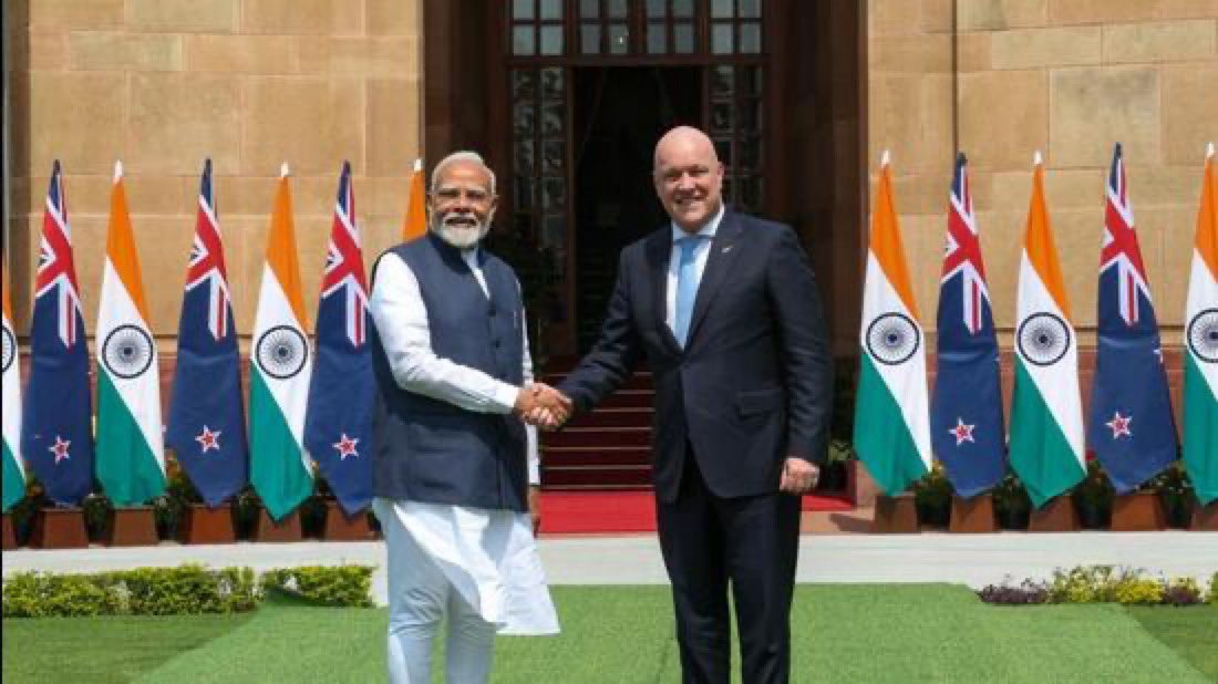 NewsDecodedHQ's tweet photo. 🚨India and New Zealand plans to sign an Free Trade Agreement on 24 April: https://t.co/KRadtk5LZv