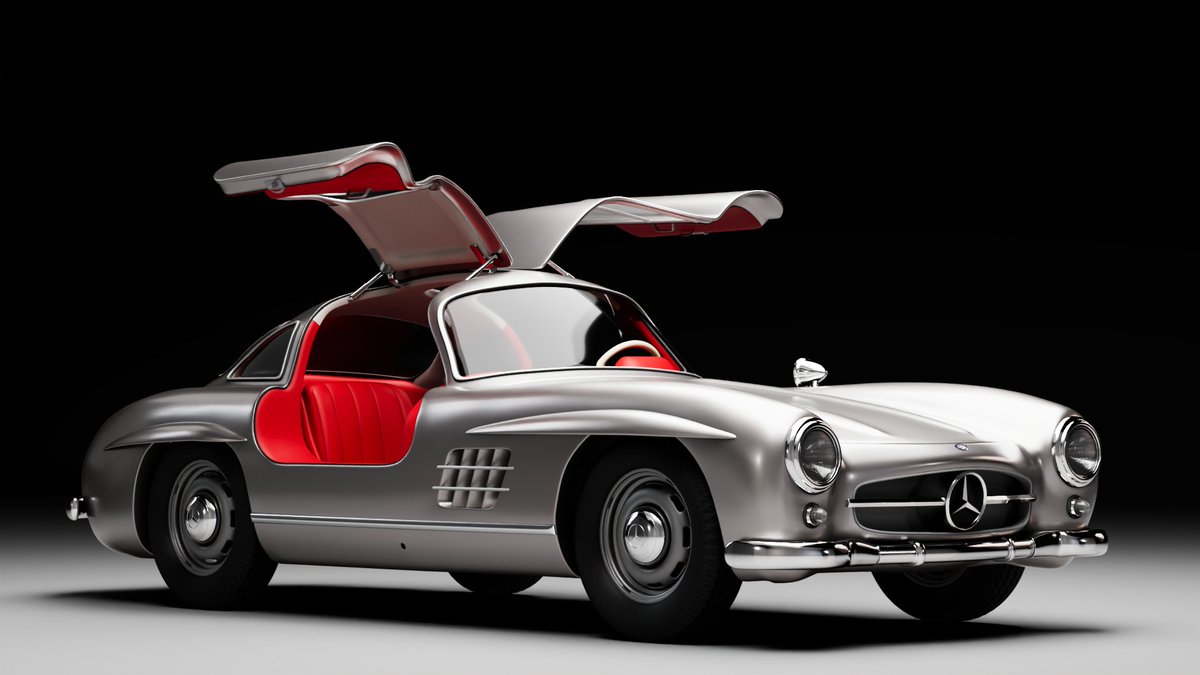 teppei1030_vfx's tweet photo. MrcedesBenz 300SL Coupe
#Maya #3DCG https://t.co/sGyqKA4fuB