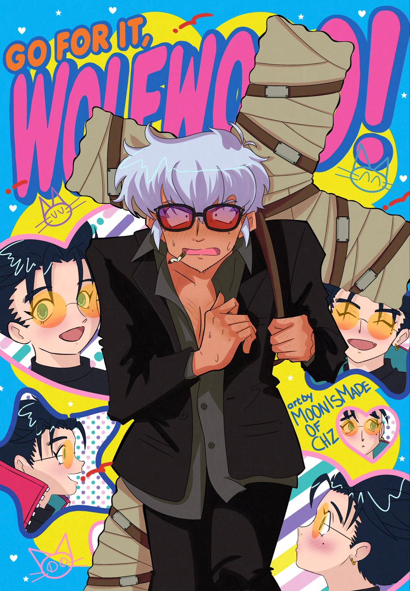 moonismadeofchz's tweet image. Wolfwood Wednesday earned Undoomed hair!! Keep going for it, Wolfwood! #vashwood #vw #wv