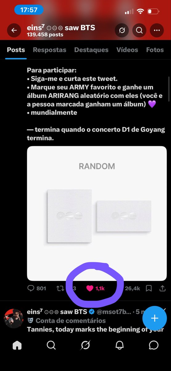 mind⁷ VAI VER O BTS🐈‍⬛🪭🥷 tweet media