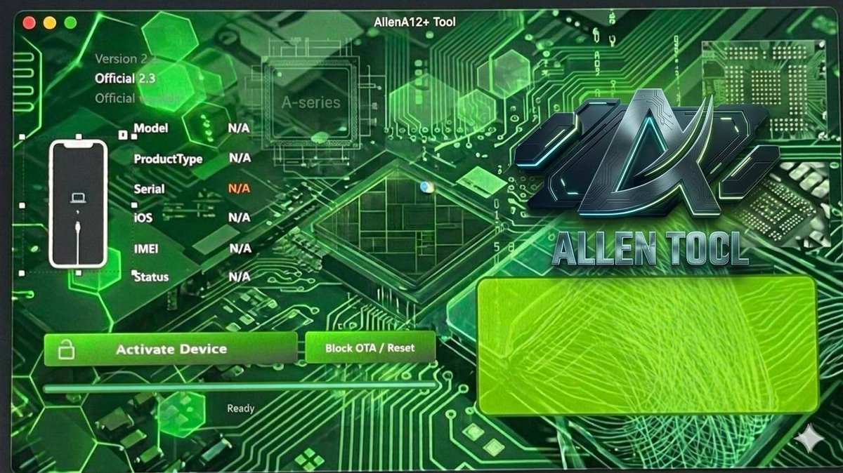 kingodeath1469's tweet photo. We’re excited to announce the launch of ALLEN TOOL A12+  PRO Premium Edition, now with a brand new bypass solution that works signal (cellular)!

What’s New: 🆕
 • Fully working bypass signal
 • Supported Devices: iPhone XS to iPhone 16 Pro Max
 • Supported iOS: Up to iOS 26.4 https://t.co/g8L6il34we