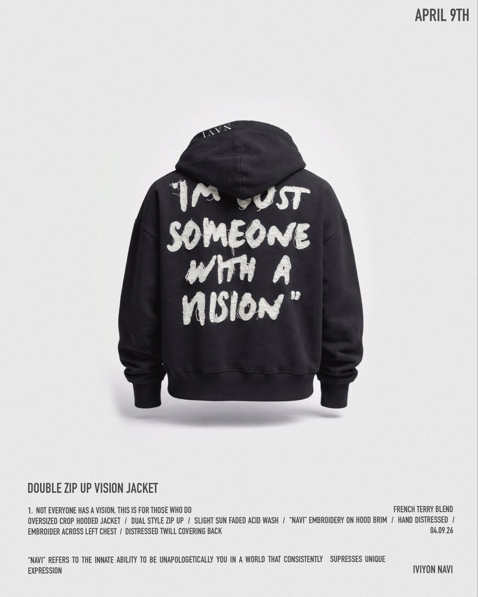 IVIYONNAVI's tweet photo. Tomorrow. 12:30 PM PST 

#navi
#luxury
#outerwear
#fashion 
#explorepage https://t.co/eJ4FOdfT7k