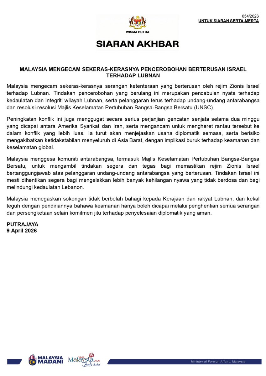 Wisma Putra tweet media