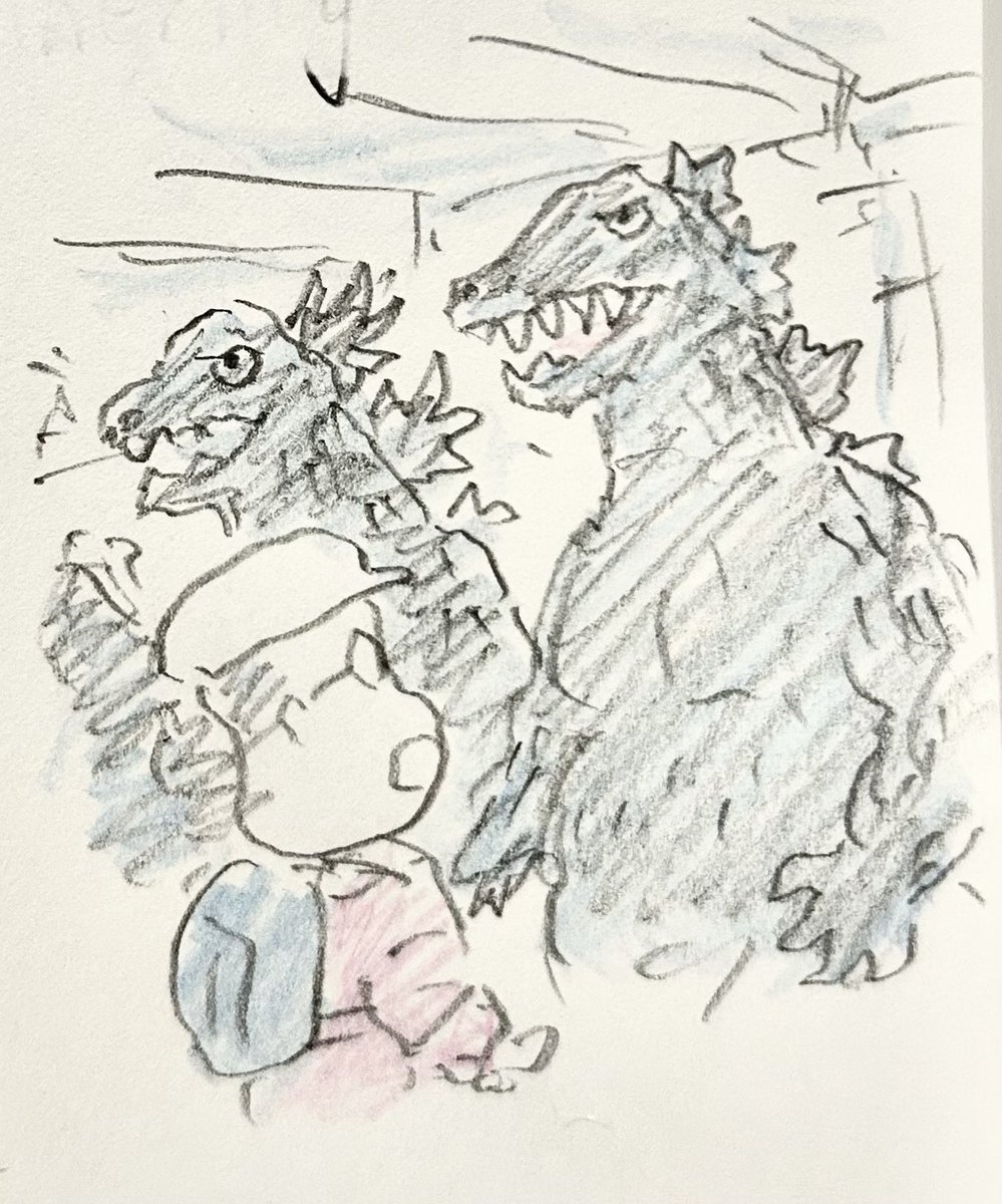 MaroYonebayashi's tweet photo. 先日、東宝さまのイベントにお呼ばれされました。
歴代のゴジラスーツなどを見学したり、スタジオ内の芸能の神社に参拝したりしました。
ただいまアフレコが続いています。作品が完成してみなさんに無事お届けできますように。。。 https://t.co/SFf8Vj3nE8