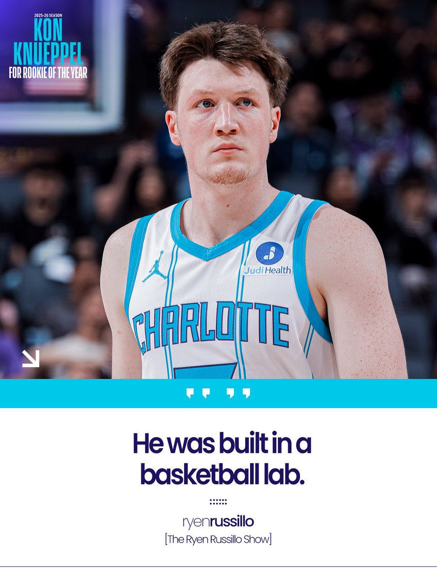 hornets's tweet photo. he sure was ryen, he sure was

@ryenarussillo | @Kon2Knueppel https://t.co/bJgTXBTMs7