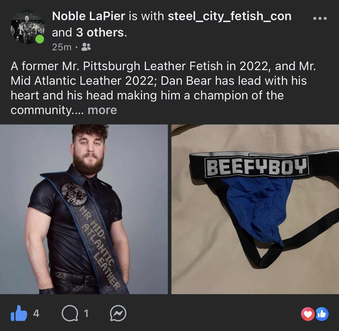 interested in my scented jock? it’s up for grabs for charity 💙 contact Noble Lapier on FB or instagram: instagram.com/noble.pup88?ig…