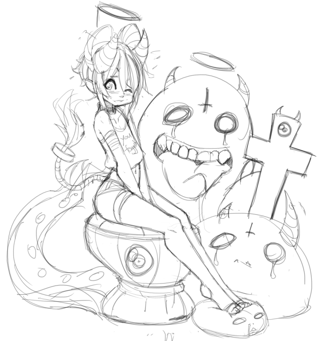 here is some art work that im working on 
for a cover for my comic