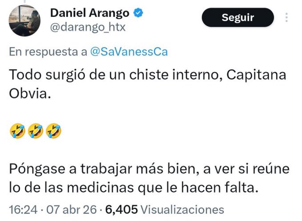 David Gregorio Rodríguez G. tweet media