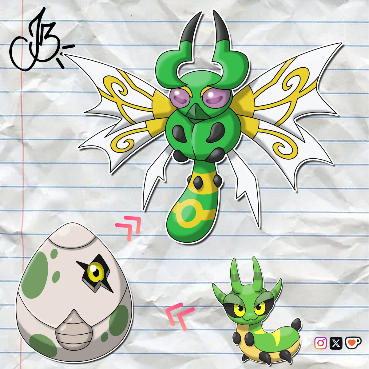 JhonnyBoyArts Fakemon tweet media