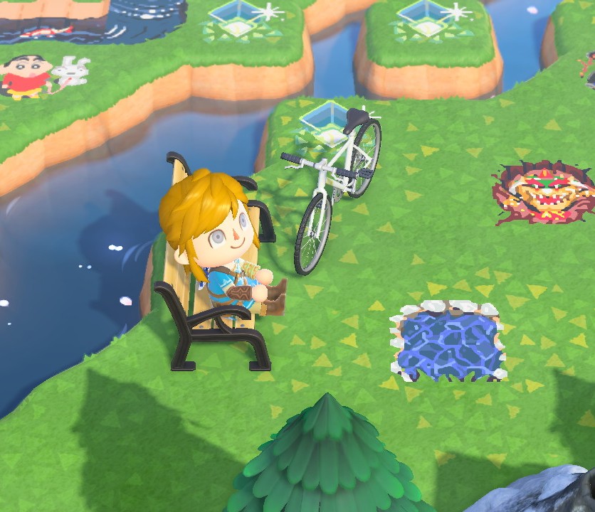 OSAKAcan's tweet photo. さっしん
ポケ森の池。

＃あつ森 https://t.co/HGOUtdgtnW