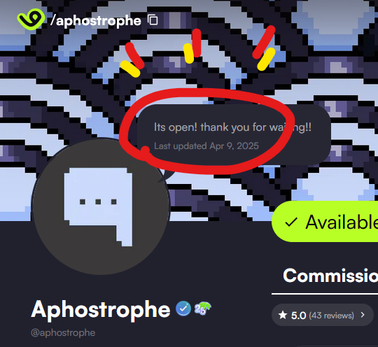 Aphostrophe | VGEN OPEN! tweet media