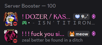 hollowmortem's tweet photo. the fuck you simon person in the grace server got booted from top spot im giggling https://t.co/m1z3AWhi6s