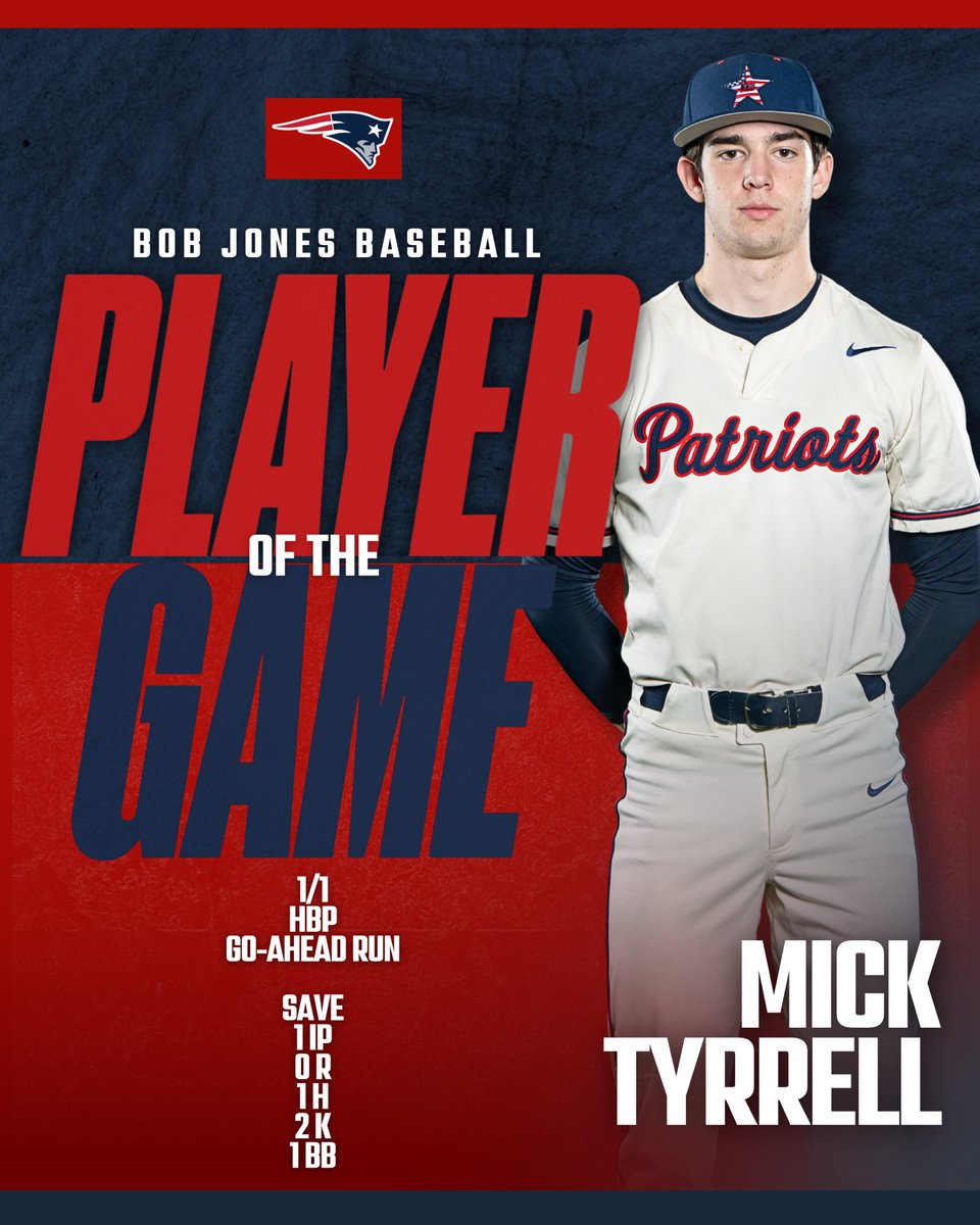 Bob Jones Baseball tweet media